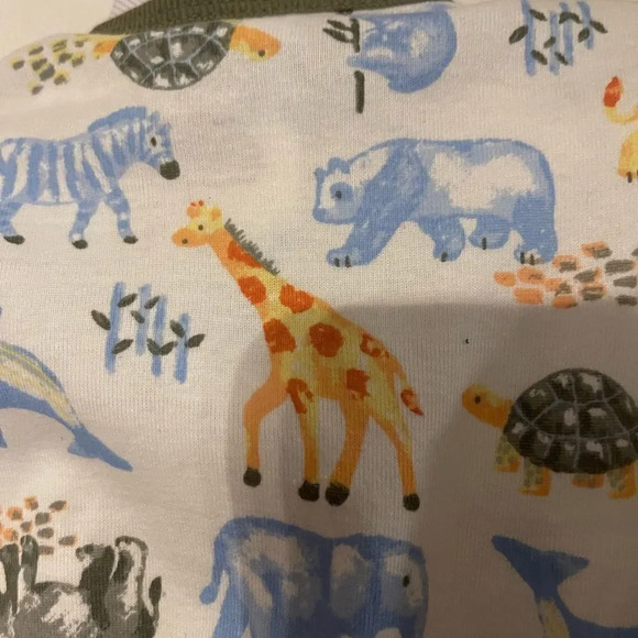 Kids Headquarters Kids' 2-pack Cotton Sleepers, Safari - Picture 7 of 10